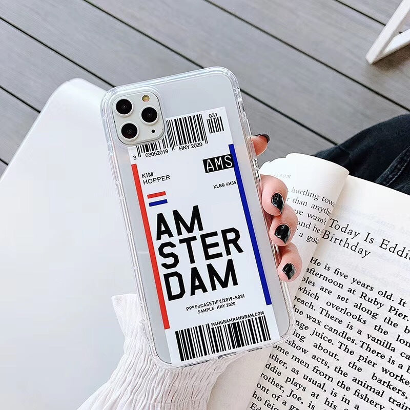 Ticket phone case