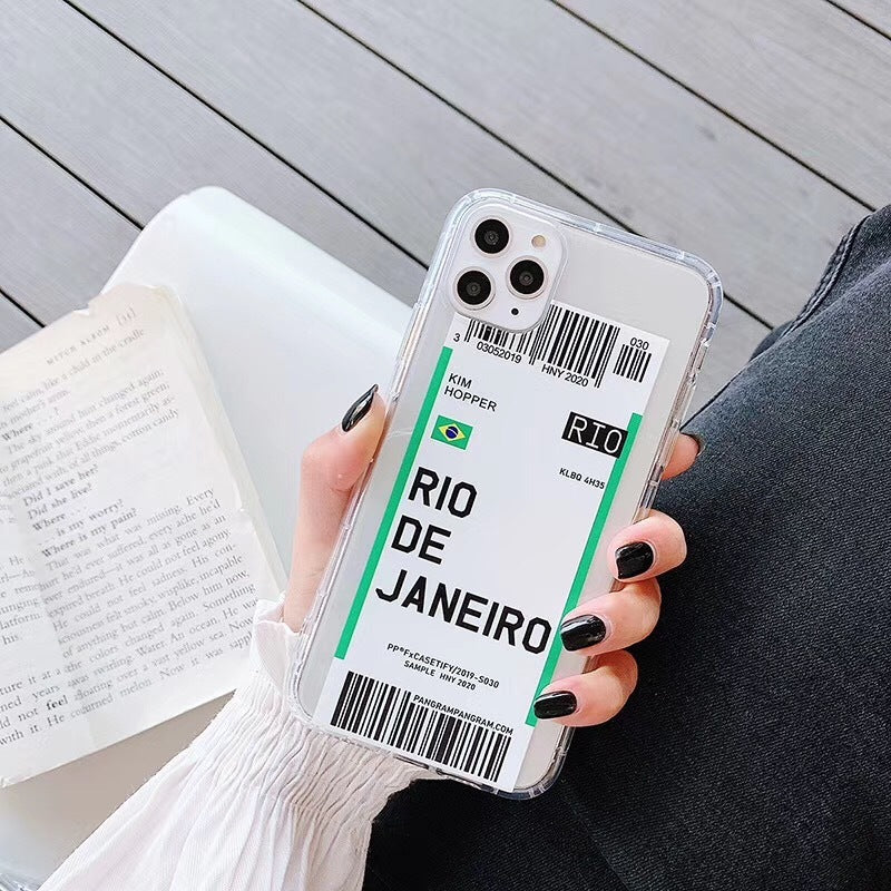 Ticket phone case