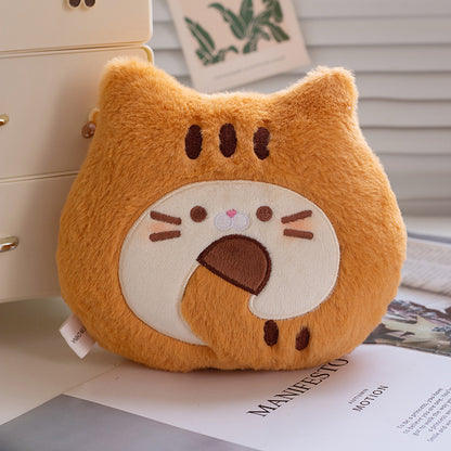 Cute Cartoon Butter Meow Biscuit Cute Funny Bread Plush Toy