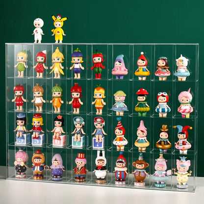 2022 New Acrylic Blind Box Storage Display Stand Toys Molly Cabinet Dolls Display Case Dust-proof Pop-mart Organizer Storage Box