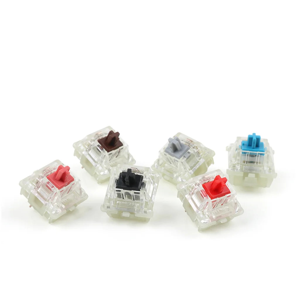 Original Brand NEW Cherry MX Mechanical Keyboard Switches Silver Red Black Blue Brown Linear Tactile Cherry Clear SMD RGB Switch