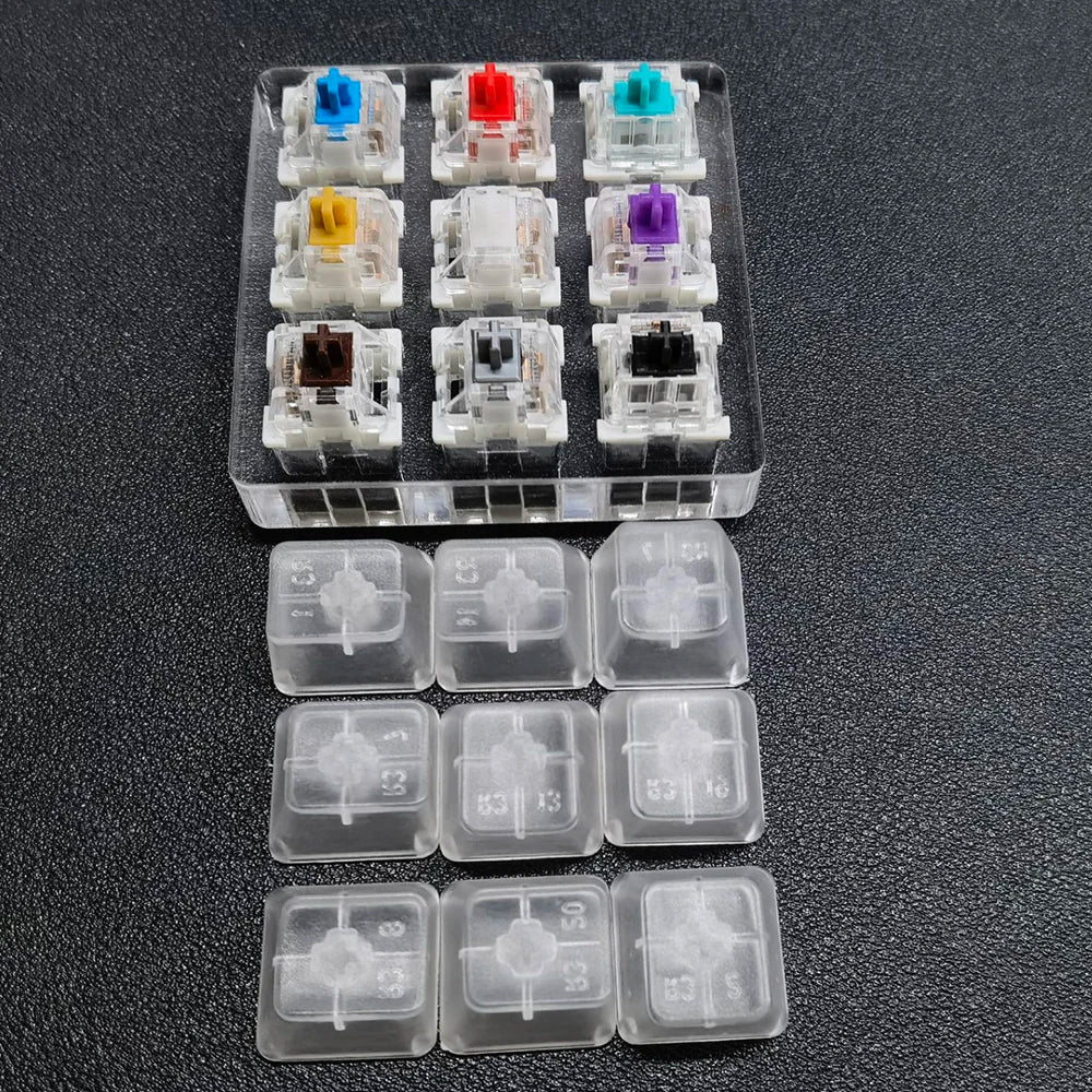 Outemu Switches Tester for Mechanical Keyboard Gaming Switch Blue Linear Clicky Slient Silver White SMD Axis Customize Gaming