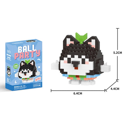 Mini Cute Animal Micro Building Blocks 3d Diamond Cat Panda Model Bricks Diy City Construction Toys For Children