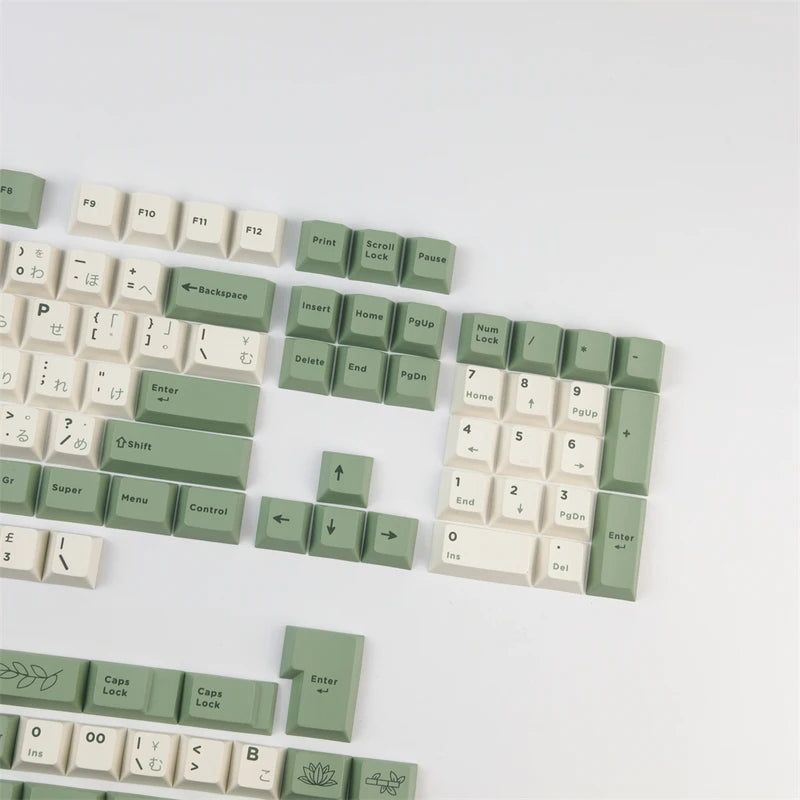 GMK Desert Botanical Keycaps PBT Dye Subbed Japanese Key Caps Cherry Profile Keycap With 2.25U 2.75U 3U 7U Spacebar ISO Enter