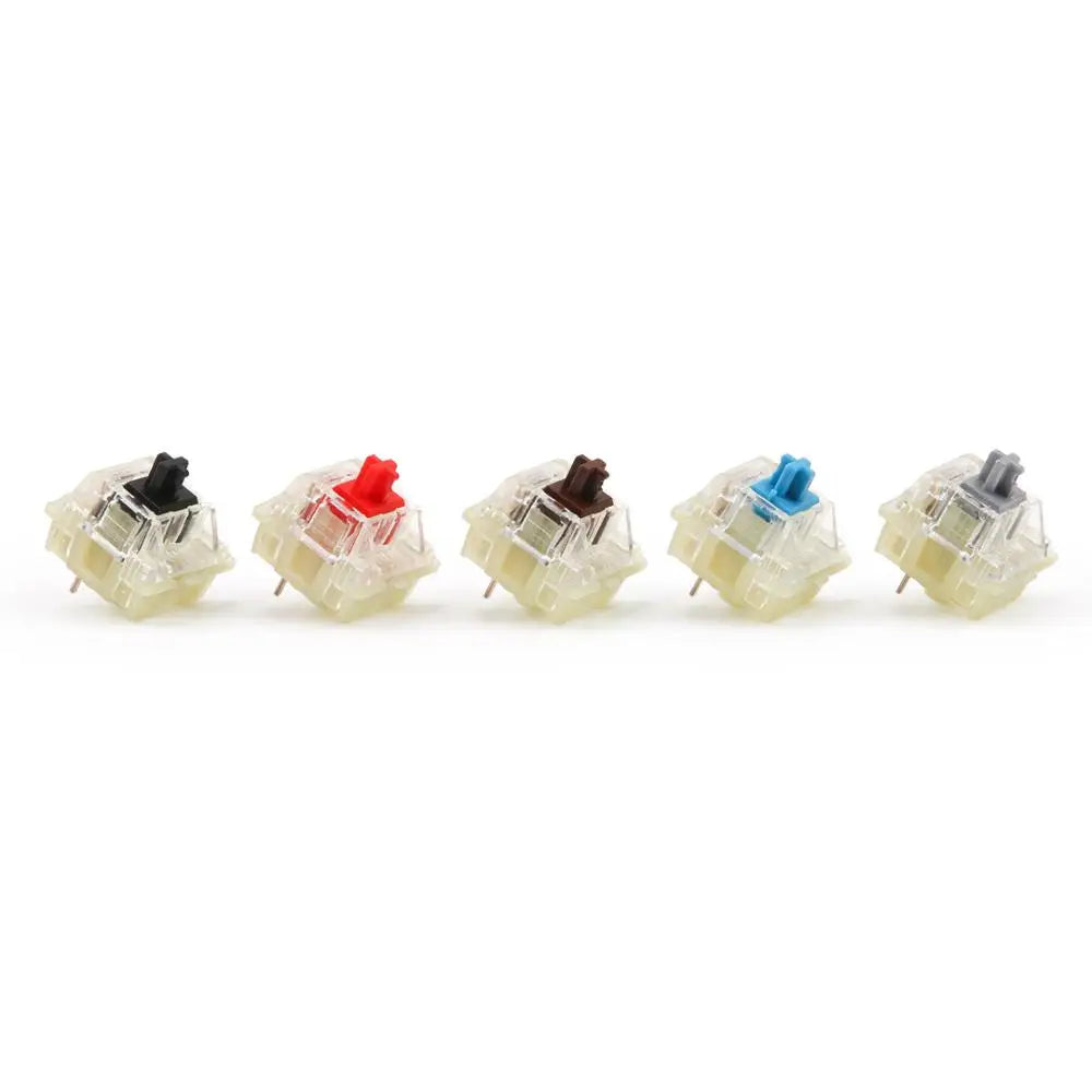 Original Cherry MX Mechanical Keyboard Switch Silver Red Black Blue Brown Silent Pink Shaft Switch 3-pin Cherry Clear RGB Switch