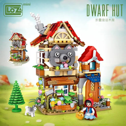 LOZ mini block small particle building blocks assembling toy puzzle girl house assembling model decoration fairy tale house