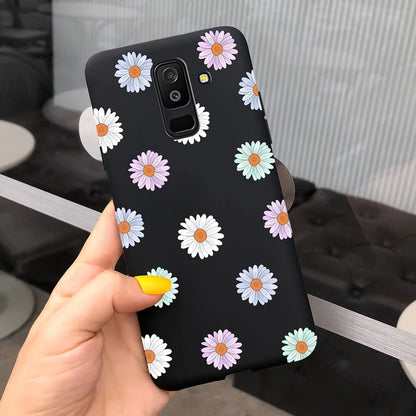 For Samsung Galaxy A6 Plus 2018 Case Cute Candy Painted Cover For Samsung A6 2018 A600F Soft Silicone Case For Samsung A6+ A605F