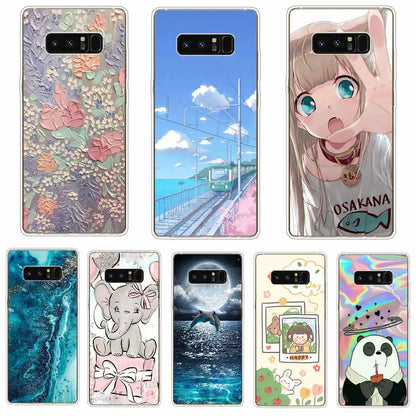 Case For Samsung Galaxy Note 8 phone back Cover full protective For Samsung Note 8 Silicone case Coque Fundas