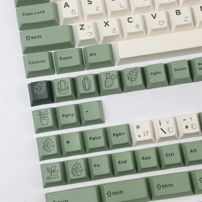 GMK Desert Botanical Keycaps PBT Dye Subbed Japanese Key Caps Cherry Profile Keycap With 2.25U 2.75U 3U 7U Spacebar ISO Enter