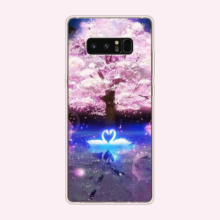 Case For Samsung Galaxy Note 8 phone back Cover full protective For Samsung Note 8 Silicone case Coque Fundas