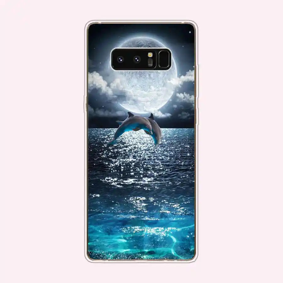 Case For Samsung Galaxy Note 8 phone back Cover full protective For Samsung Note 8 Silicone case Coque Fundas