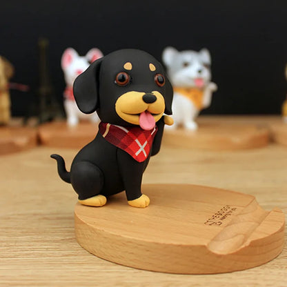 Mobile Phone Holder For iPhone Huawei Xiaomi samsung Cute mini Cartoon dog Phone Accessories Stand Desk Tablet Stand Desktop