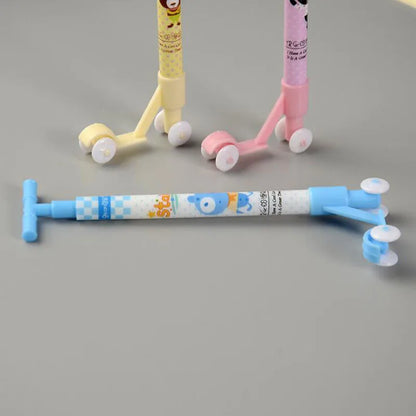 1pc Cute Fashion Scooter Ballpoint Pen Office School Supplies Blue Pen Kawaii Cartoon Kids Toys Ballpoint Pen Korean Stationery