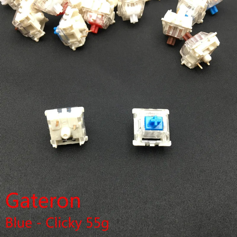 Gateron SMD Switches 3 Pin Hot Swap RGB Black Red Brown Blue Clear Green Yellow Switch for Mechanical Keyboard Fit GK61GK64 RK68