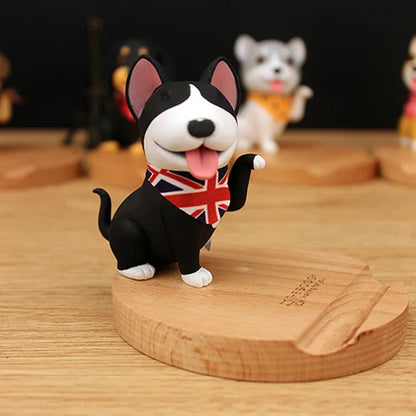 Mobile Phone Holder For iPhone Huawei Xiaomi samsung Cute mini Cartoon dog Phone Accessories Stand Desk Tablet Stand Desktop