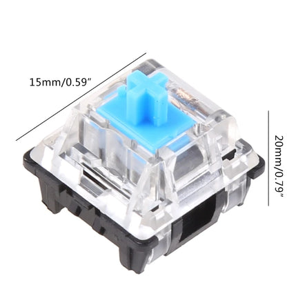 10Pcs 3 Pin Mechanical Keyboard Switch Blue for Cherry MX Keyboard Tester Kit Wholesale & Drop Ship