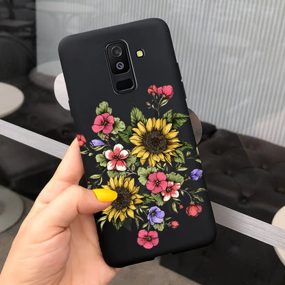 For Samsung Galaxy A6 Plus 2018 Case Cute Candy Painted Cover For Samsung A6 2018 A600F Soft Silicone Case For Samsung A6+ A605F