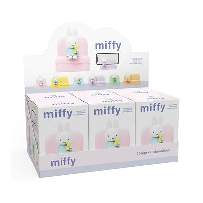 Authentic Miffy Rabbit Sofa Mobile Phone Bracket Series Second Generation Blind Box Tide Toy Garage Kit Cute Doll Ornaments Gift