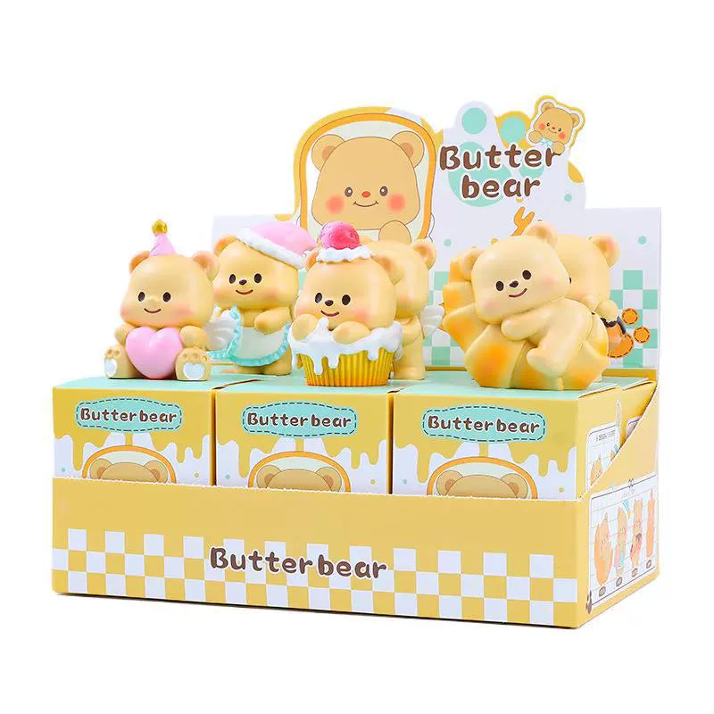 Thailand Butterbear Butter Bear Changing Blind Box 2024 New Arrival Girl Authentic Second Generation Decoration Hand Office