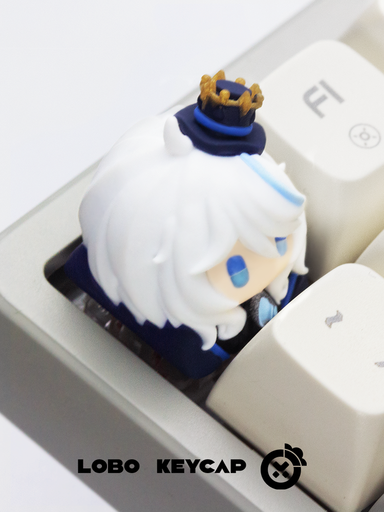 Original God! GENSHIN! Funena Ganyu Mechanical Keyboard Unique Keycap