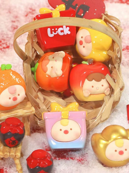 Lucky Fortune Coming to Cute Grain Mini Blind Bag Blind Box 2024 New Arrival Dragon Year Baby Cute Girl Decoration Birthday Gift