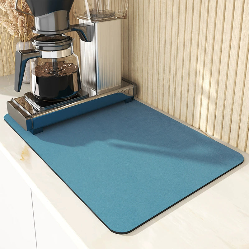 Diatom Ooze Coffee Machine Absorbent Pads Japanese Style Dining Table Heat Proof Mat Countertop Disposable Water Draining Pad Kitchen Bar Table Mat