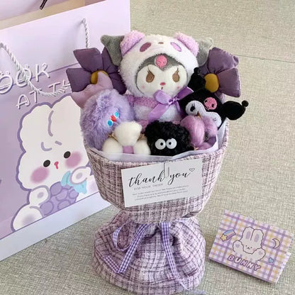 Clow M Doll Bouquet Doll Birthday Gift for Girls Plush Cute Gift for Girlfriend Girlfriend Valentine's Day Teacher's Day