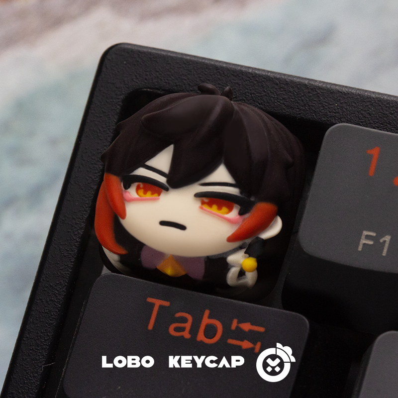 Original God! GENSHIN! Funena Ganyu Mechanical Keyboard Unique Keycap