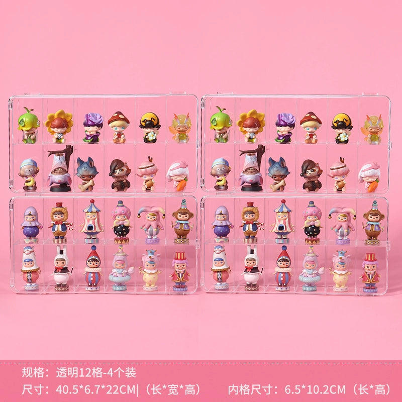 Blind Box Transparent Hand-Made Cute Grain Wall Storage Display Stand