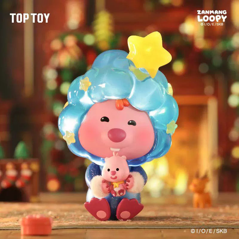 Toptoy Ruby Doll Blind Box Loopy Wonderful Winter Series Flocking Hand-Made Christmas Gift Toys Ornaments