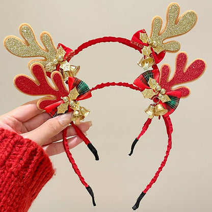 Ornament Elk Horn Cute Children's Hairpin Headband Gift