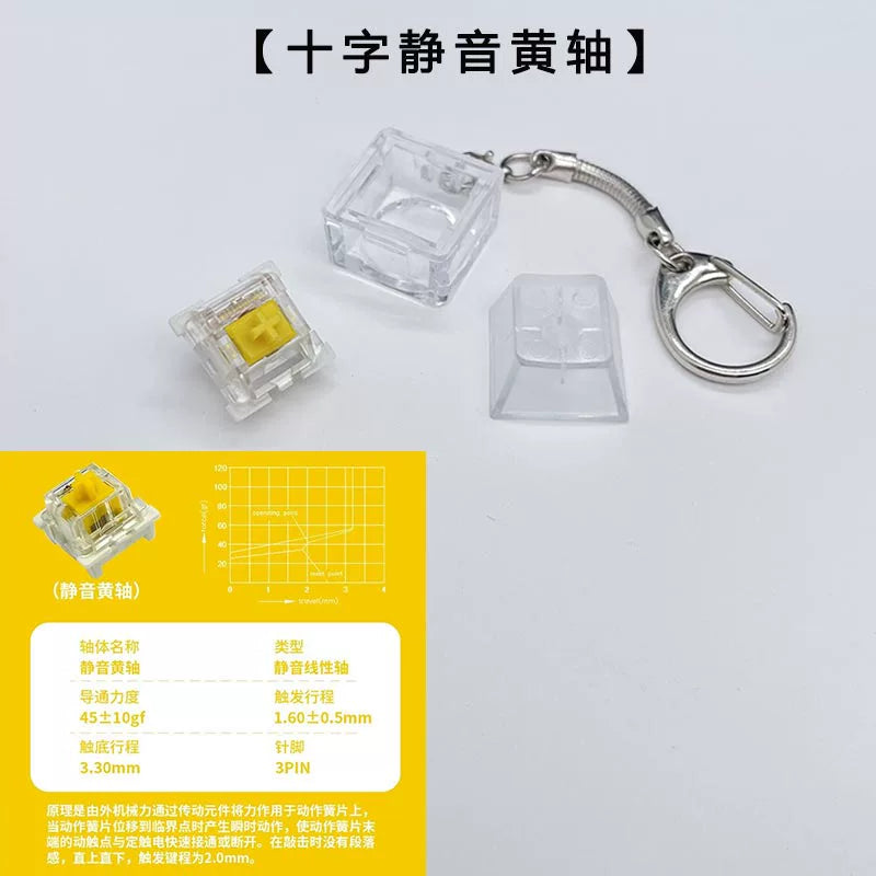 Milk Tea Keychain Customized Chemical Shaft Tester