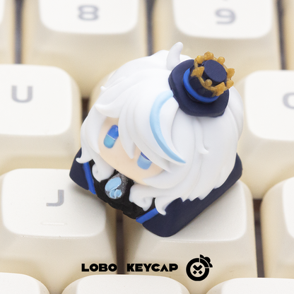 Original God! GENSHIN! Funena Ganyu Mechanical Keyboard Unique Keycap