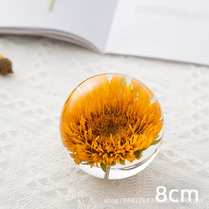 Dandelion Crystal Ball Decoration Christmas Gift for Girlfriend Sunflower Lover Crystal Ball Female Birthday Present M2