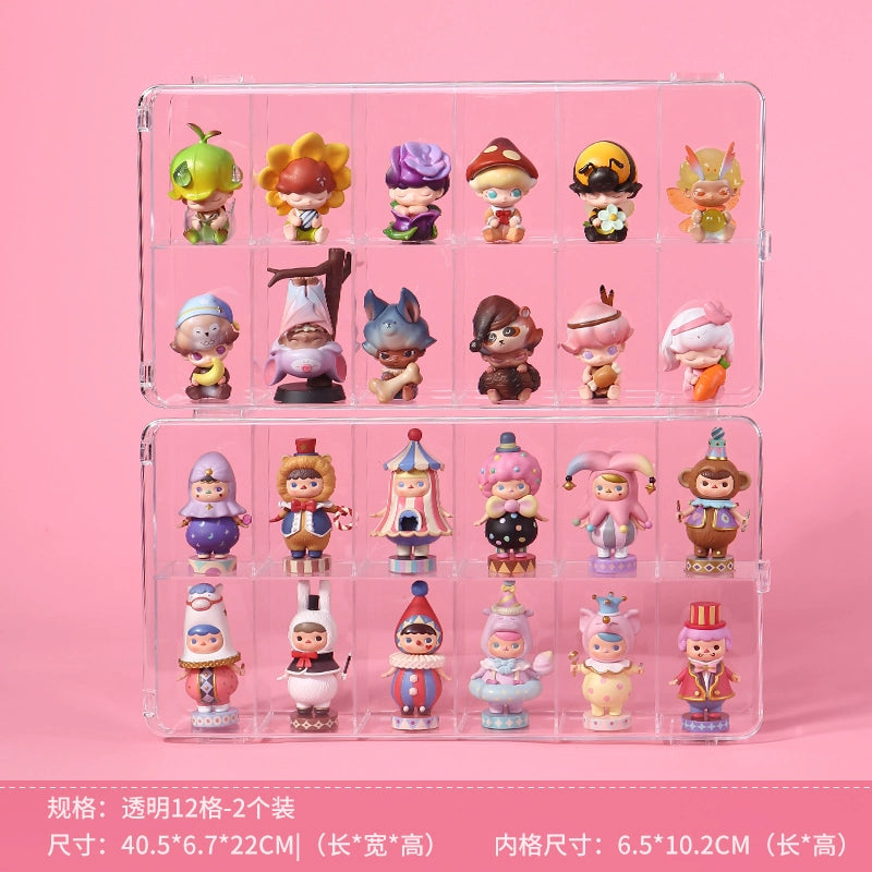 Blind Box Transparent Hand-Made Cute Grain Wall Storage Display Stand