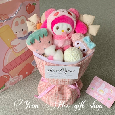 Clow M Doll Bouquet Doll Birthday Gift for Girls Plush Cute Gift for Girlfriend Girlfriend Valentine's Day Teacher's Day