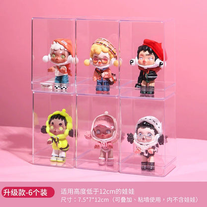 Blind Box Transparent Hand-Made Cute Grain Wall Storage Display Stand