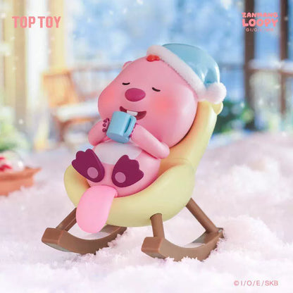 Toptoy Ruby Doll Blind Box Loopy Wonderful Winter Series Flocking Hand-Made Christmas Gift Toys Ornaments