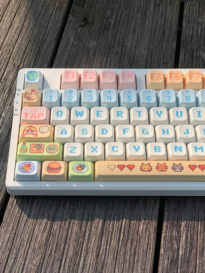 Stardew Valley Key Cap Pixel Valley PBT Cute Mechanical Keyboard DIY Gift Girl Customized Farming Game