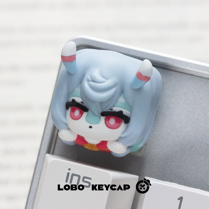 Original God! GENSHIN! Funena Ganyu Mechanical Keyboard Unique Keycap