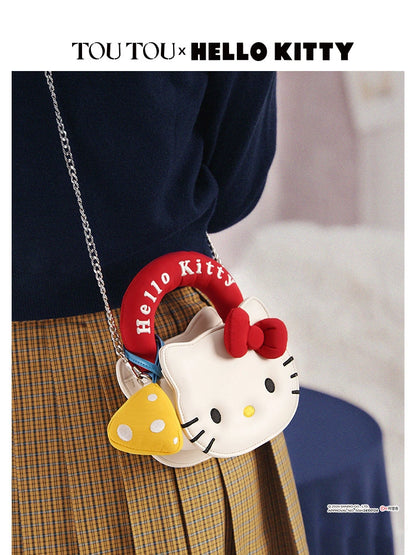 Toutouhellokitty Joint Name Sanrio Authentic KT Hello Kitty Cute Mini Bag Christmas Birthday Gift