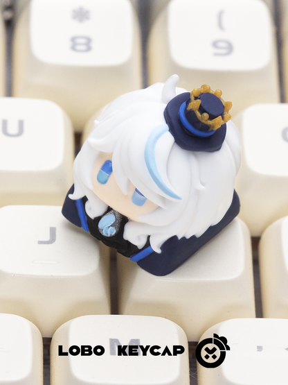 Original God! GENSHIN! Funena Ganyu Mechanical Keyboard Unique Keycap