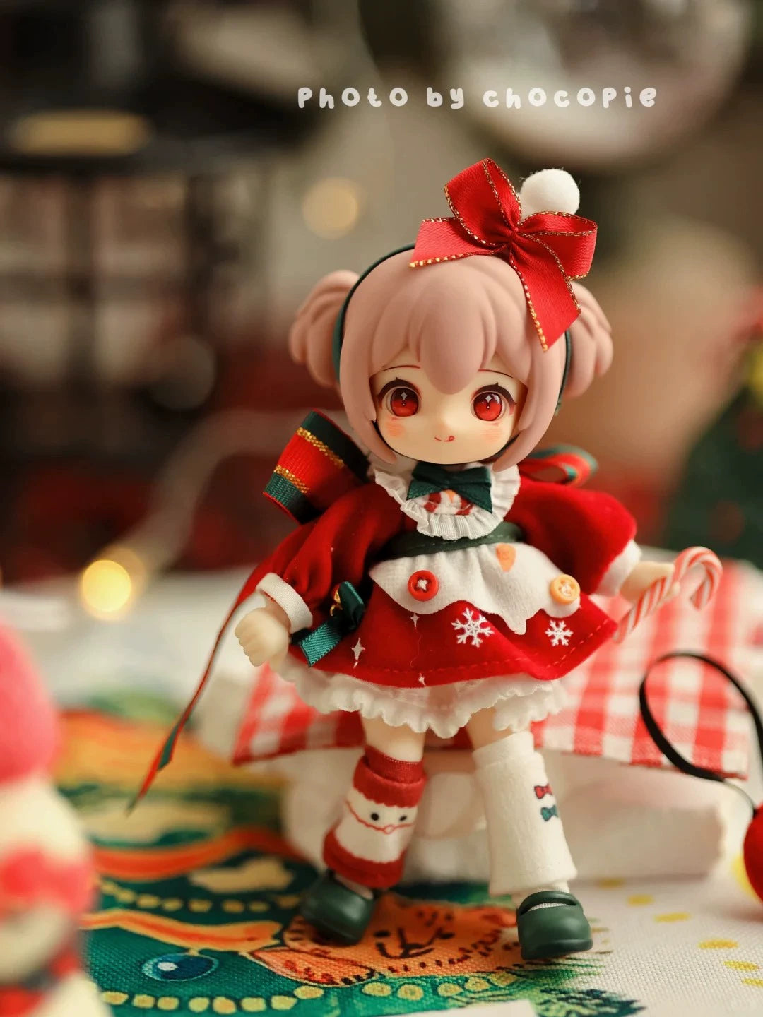 Authentic Nagi Beast Kindergarten Wishing Party Series Hanging Card BJD Movable Doll Christmas Gift Blind Box