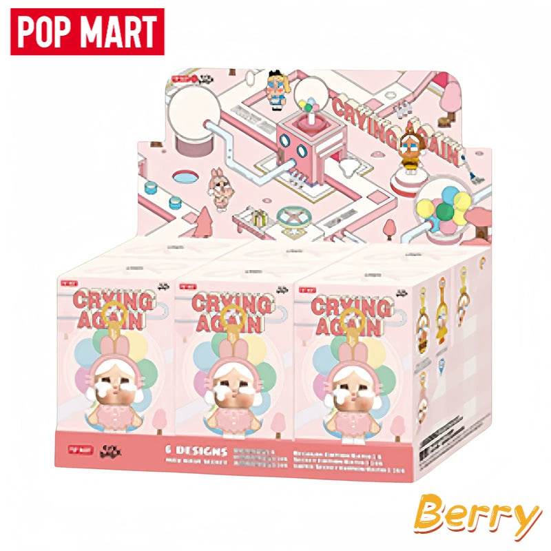 PopMart Pop Mart Crybaby Tears Factory Series Vinyl Face Stuffed Blind Box Trendy Pendant Peripheral