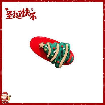 2024 New Arrival Christmas Decoration Girls' Hairpin Head Accessories Cute Bang Hairpin Kids Atmosphere Holiday Gift