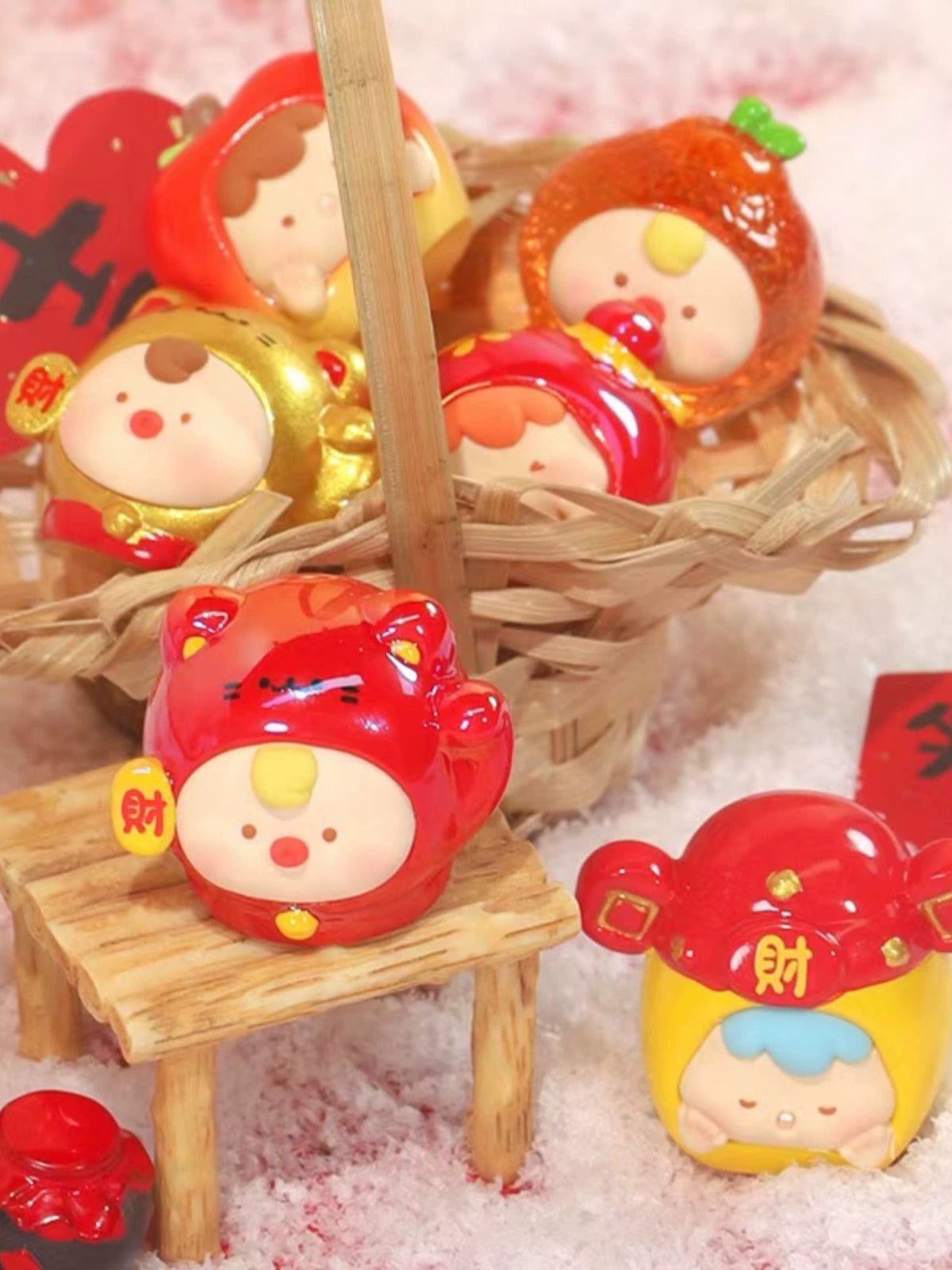 Lucky Fortune Coming to Cute Grain Mini Blind Bag Blind Box 2024 New Arrival Dragon Year Baby Cute Girl Decoration Birthday Gift