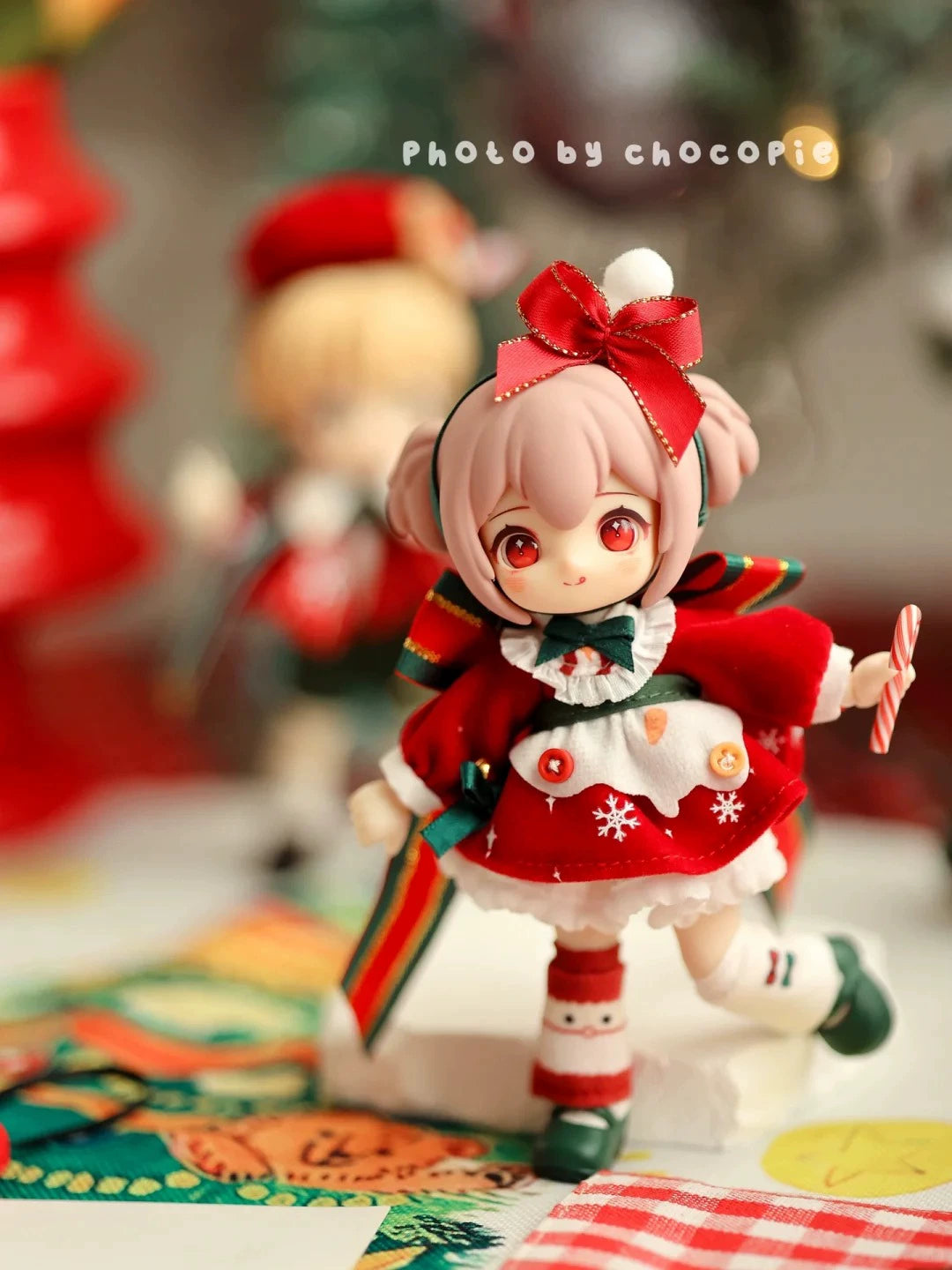 Authentic Nagi Beast Kindergarten Wishing Party Series Hanging Card BJD Movable Doll Christmas Gift Blind Box