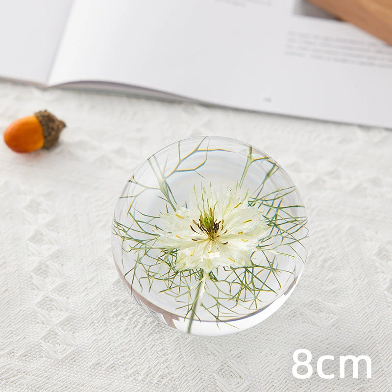 Dandelion Crystal Ball Decoration Christmas Gift for Girlfriend Sunflower Lover Crystal Ball Female Birthday Present M2