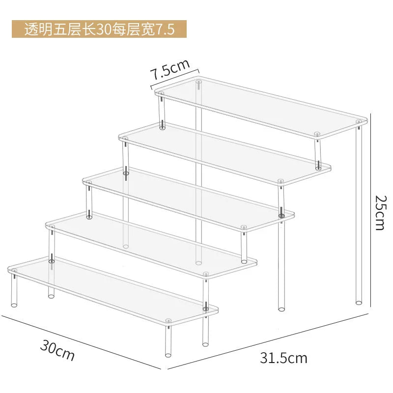 Storage Box Hand-Made Acrylic Small Ornaments Display Stand