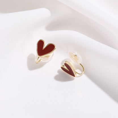 Niche Design Heart Accessible Luxury Mosquito Coil Ear Clip